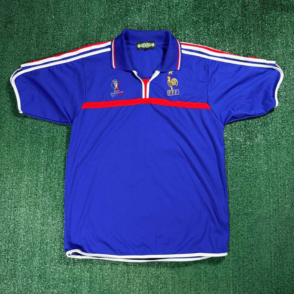 GOL France 2002 FIFA World Cup Korea/Japan Home Soccer Jersey Large